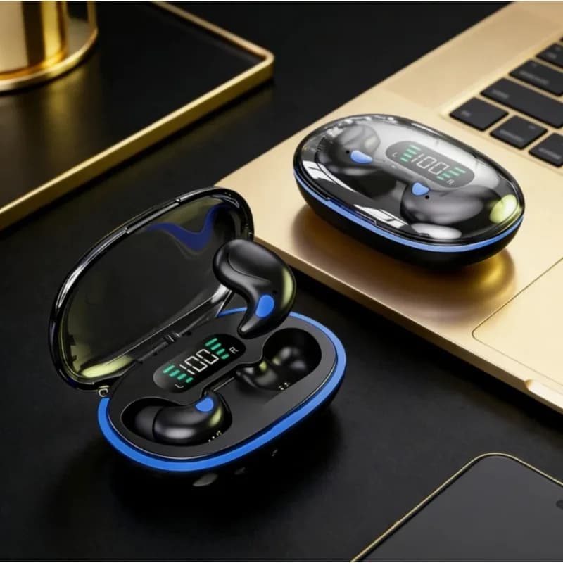 Wireless X55 TWS Mini, BT5.3, IPX5, with Reduction of Noise, Sports Bluetooth Headphones, Music Stereo Headphones