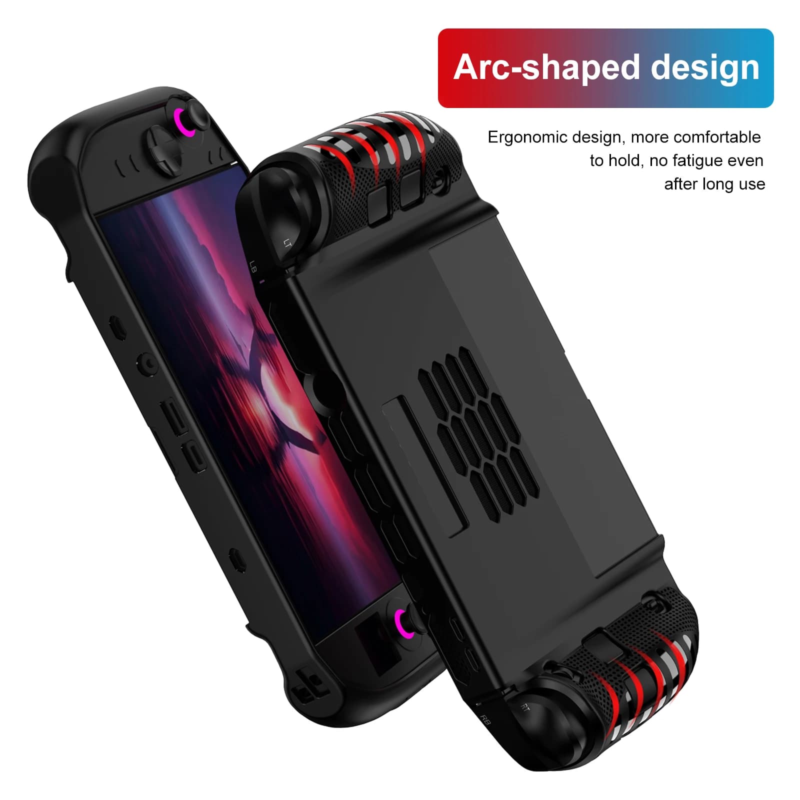 Cover Protettiva in TPU Antiurto con Impugnatura, Custodia Sottile Anti-Caduta per Legion Go 2, Accessori per Videogiochi