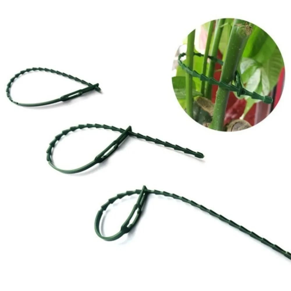 Multi-Purpose Plastic Cable Ties Plastic Material Reusable Garden Cable Ties Adjustable Cable Ties Organizer