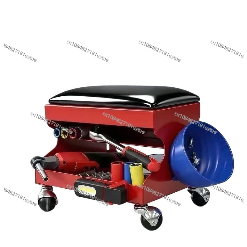 Set di attrezzi per riparazione auto e skateboard, con tavolo da lavoro mobile e spesso per meccanici