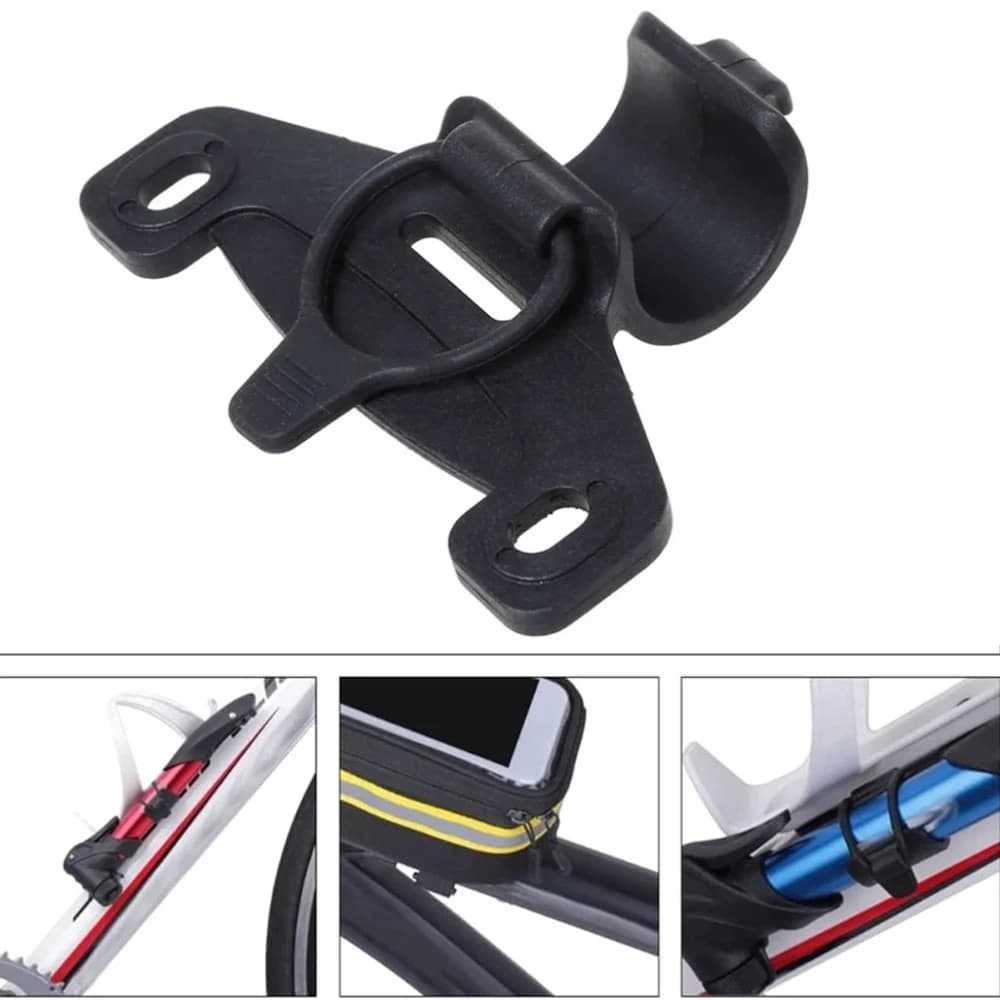 1x Bicycle Air Pump Clip Inflator Holder Mount Elastic Band MTB Road Bike Pump Supplies Cycling Bike Accessories