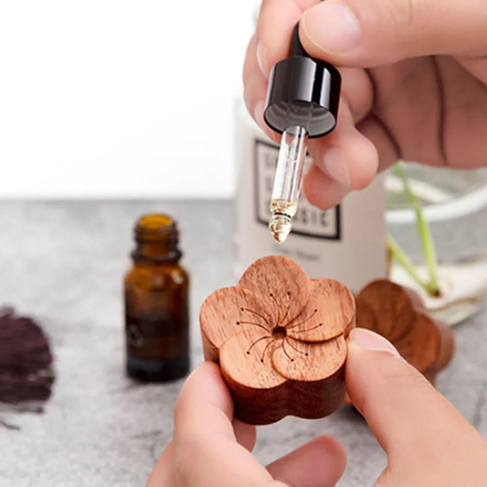 Eco Friendly Sleep Aid Stress Relief Home Decor Diffused Aromatherapy Aroma Wood Essential Oil Diffuser