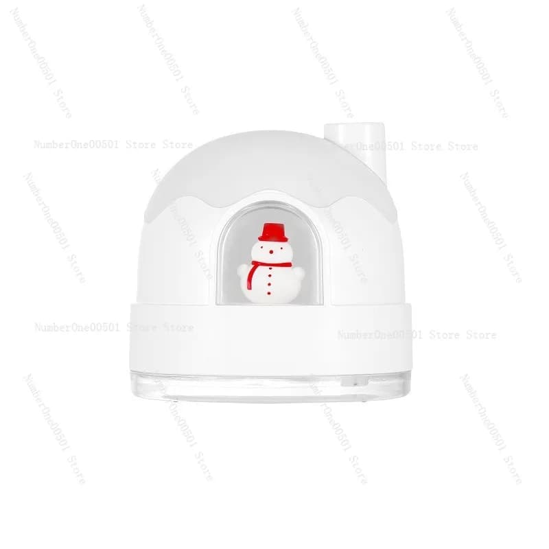 Mini lampada ambientale con luce notturna umidificante Snow House per soggiorno camera da letto