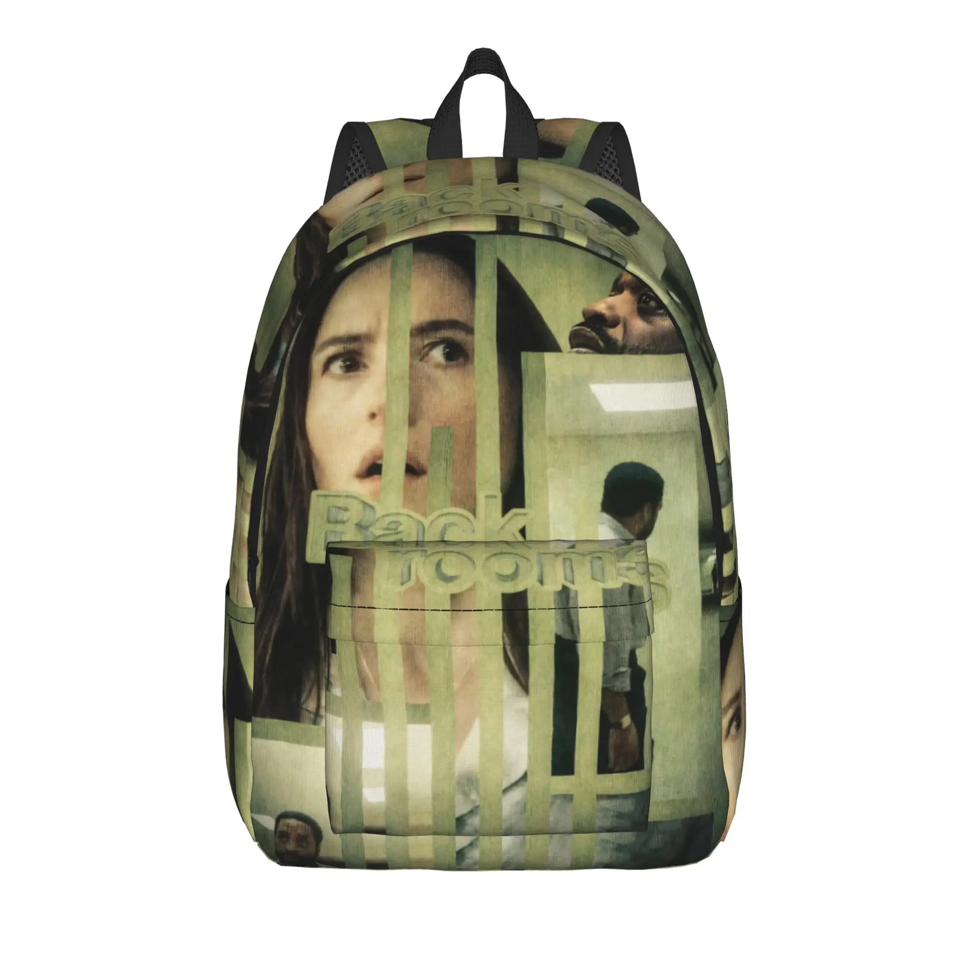 Backrooms Horror Movie 2026 Zaino casual leggero per la scuola superiore, per uomo e donna, borsa a tracolla per computer portatile