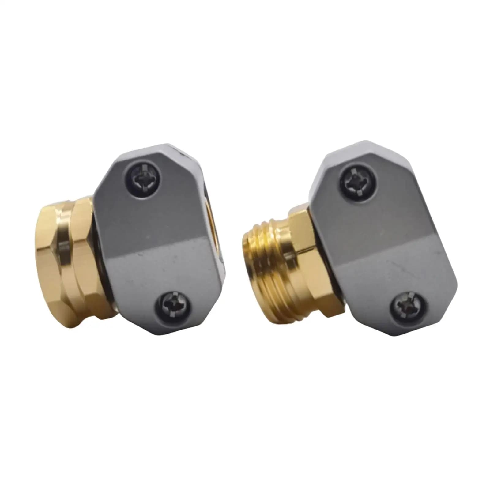 Garden Hose Fittings Install Heavy Duty Durable Hose End Mender 1 Pair Hose Connector for Accessories Direct Replaces