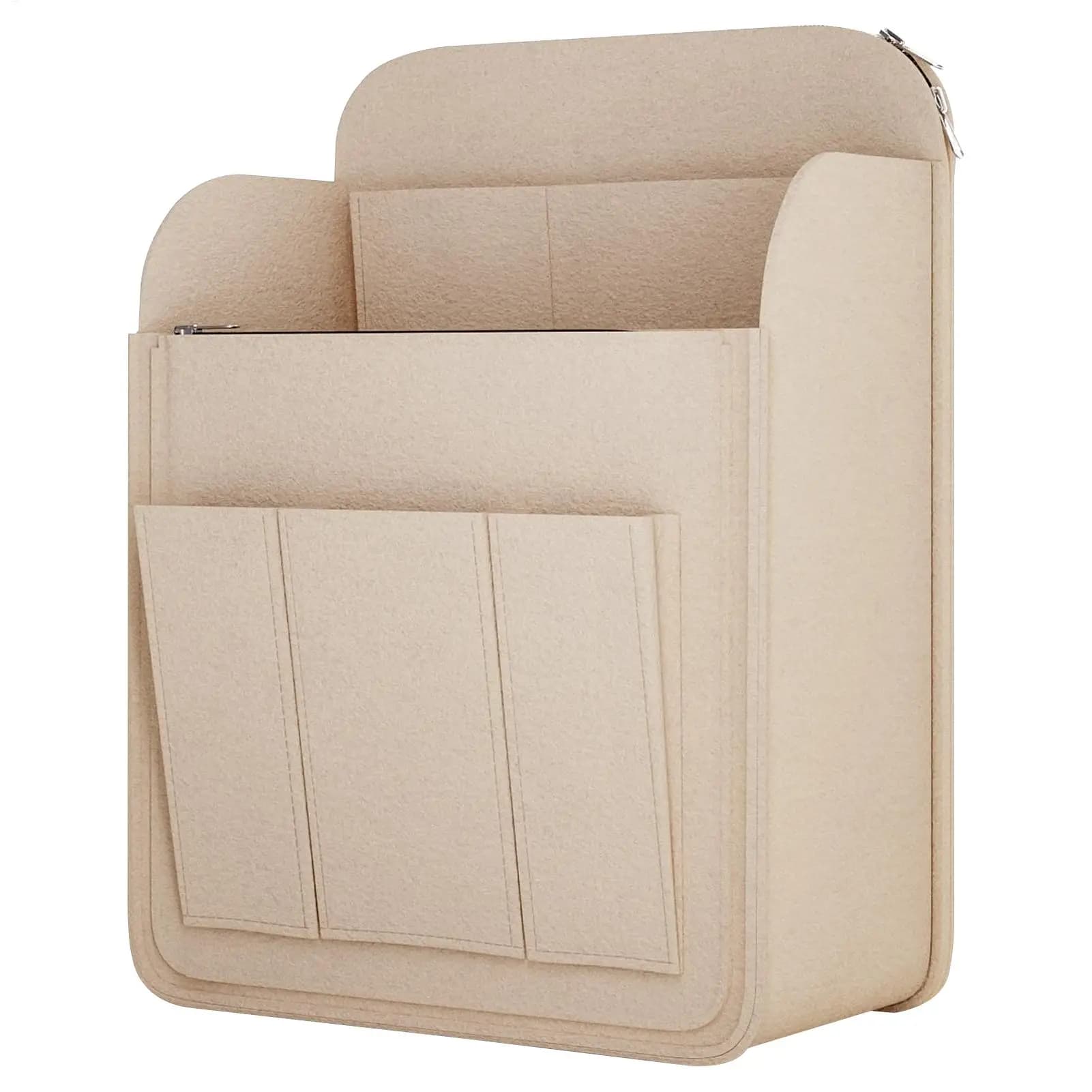 Organizer in feltro per borsa, inserto interno multi-tasca per borsa a mano, tote bag, zaino
