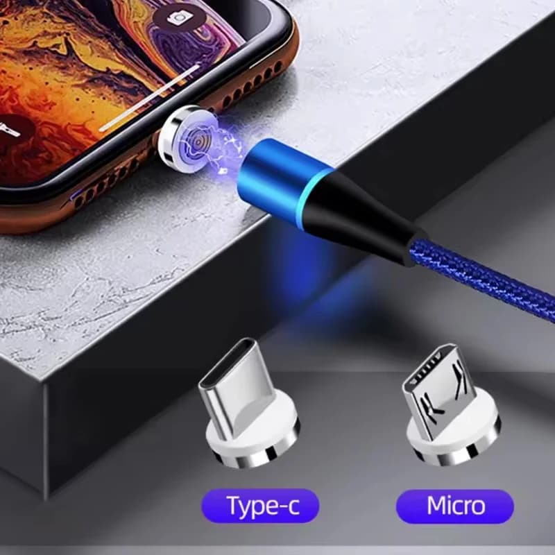 5A Type C Spine Micro USB C Plug for Magnetic Charger for Phone for IPhone 13 12 Xiaomi