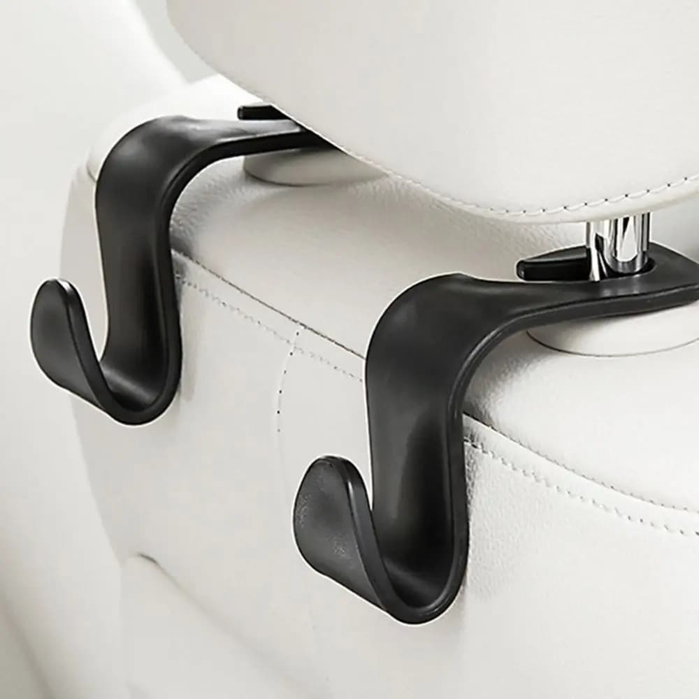 Supporto per sedile posteriore Accessori interni per auto Gancio per poggiatesta Organizzatore per sedile posteriore per veicolo Staffa per seggiolino auto Gancio nascosto per seggiolino auto