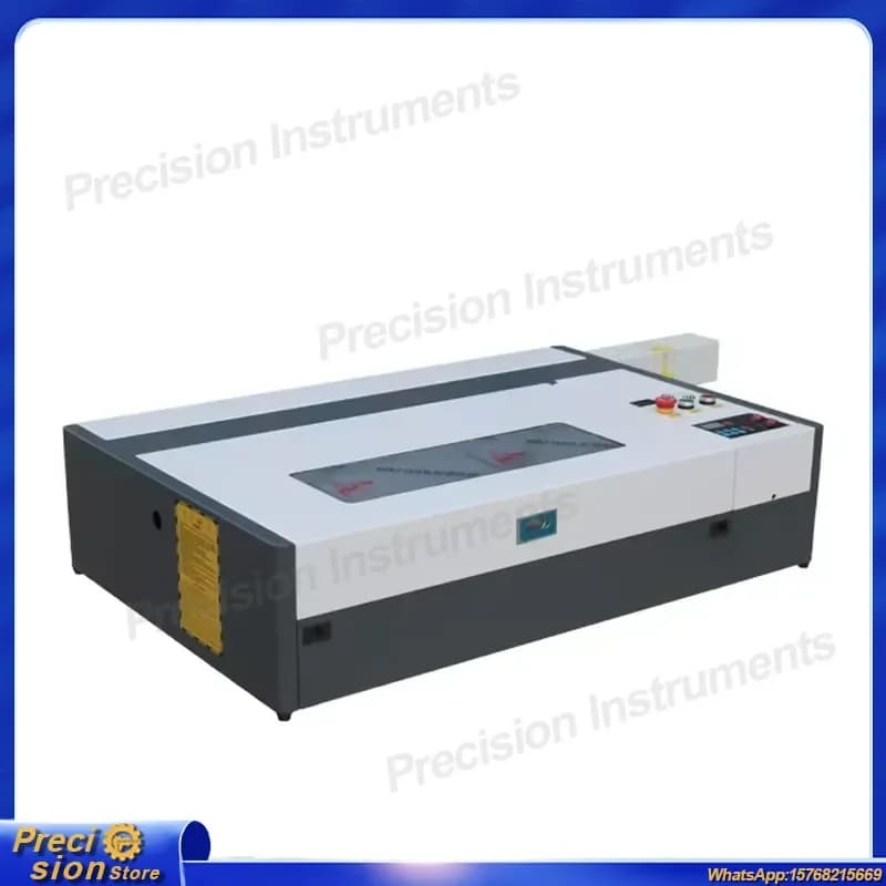 Macchina per Incisione Laser CO2 6040 400x600mm, Tagliatrice Laser CNC da Tavolo per Legno, Acrilico, Vetro, Pelle, Gomma, Plastica, Pietra