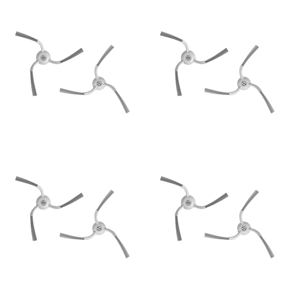 8-Pack Spare Side Brushes Fit For DJI For ROMO For S/A/P Robotic Vacuum Cleaner Replacement Parts Easily Installation