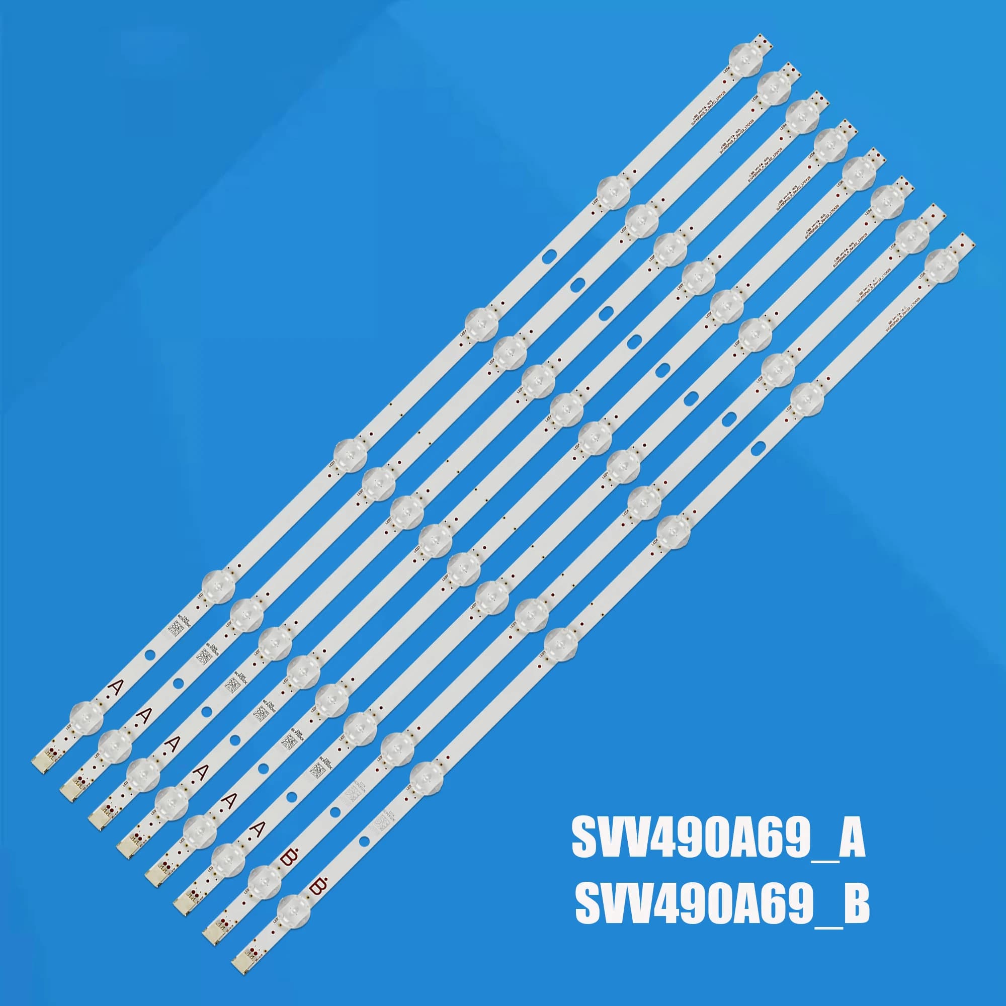 LED Strip for 49V5863DG TX-49DX600B TX-49FX555E TX-49GX550B TX-49GX555B LT-49C890 VES490QNYS-2D-N01 LSC490FN02 SV490A69 A B