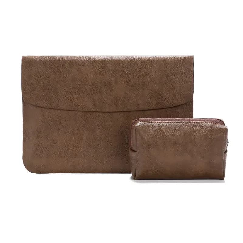 Custodia per Computer per (MacBook Mac Book pad ) Air M1 M2 13 14 15 6 16 Pro 12 9 11 pollici Cover Bag Pouch valigetta in pelle