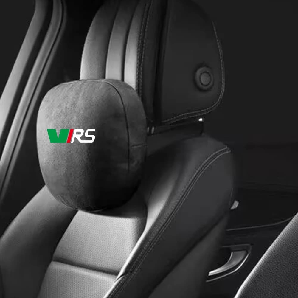 Cuscino Poggiatesta Auto in Cotone per Skoda VRS A7 VRS MK2 MK3 A5 Superb 3 2 Rapid Kodiaq Karoq Fabia Kamiq