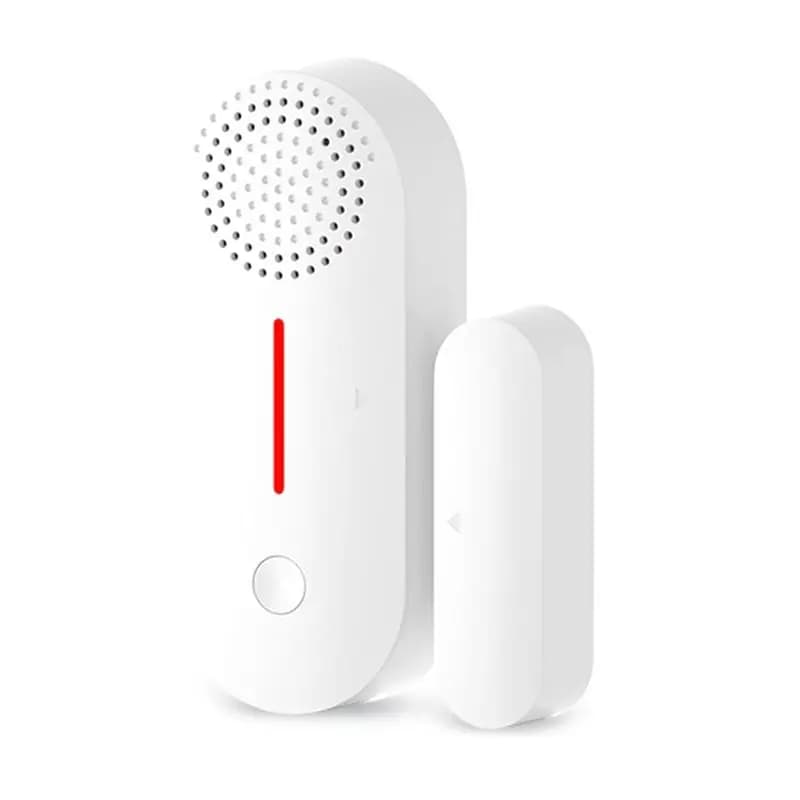 【RECOMENDAR】 Allarme magnetico per porta WiFi Allarme per porte e finestre Isolamento domestico remoto Sensore di suono e luce