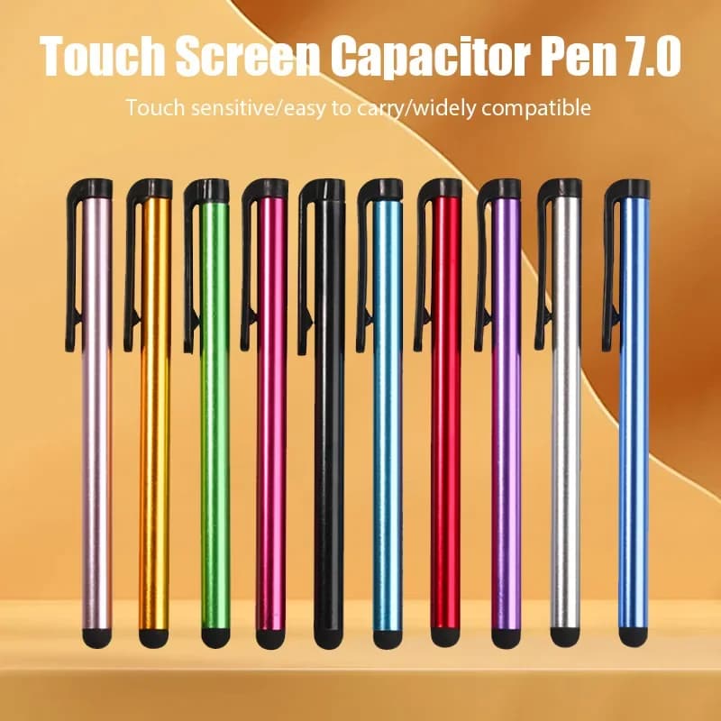 1Pc capacition Universal Stylus Pen accessori per Touch Screen per telefoni cellulari Tablet con penna capacitiva in metallo per Xiaomi Iphone