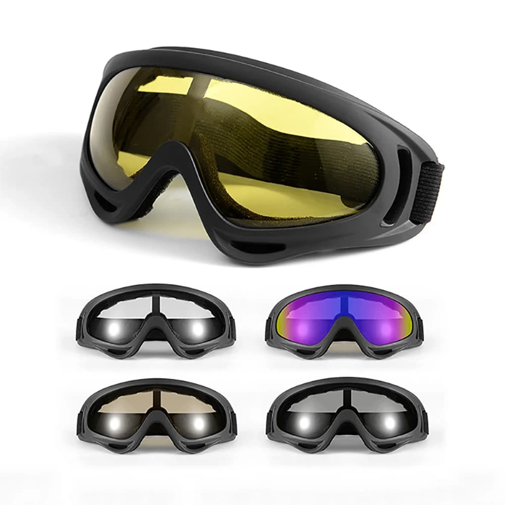 Occhiali da bici da motocross Occhiali da sole da corsa per moto fuoristrada Occhiali da motore Occhiali da sci Sci Snowboard Sport all'aria aperta Ciclismo
