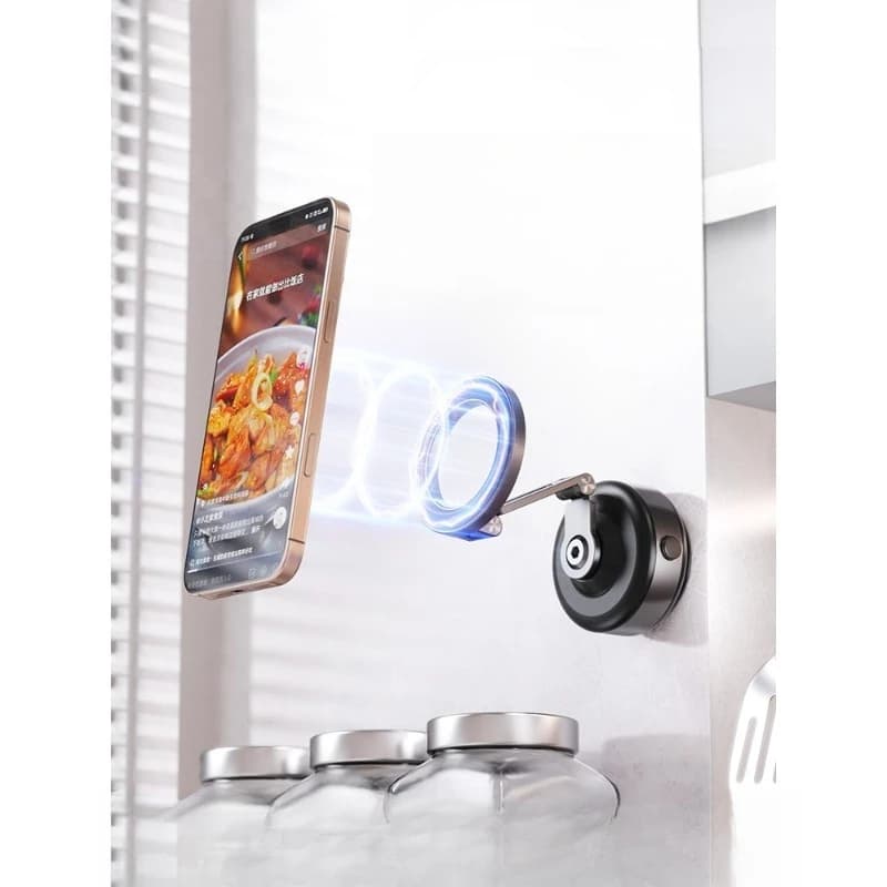Supporto magnetico per telefono cellulare selfie elettrico sottovuoto, ventosa speciale per navigazione per auto adsorbimento magsafe