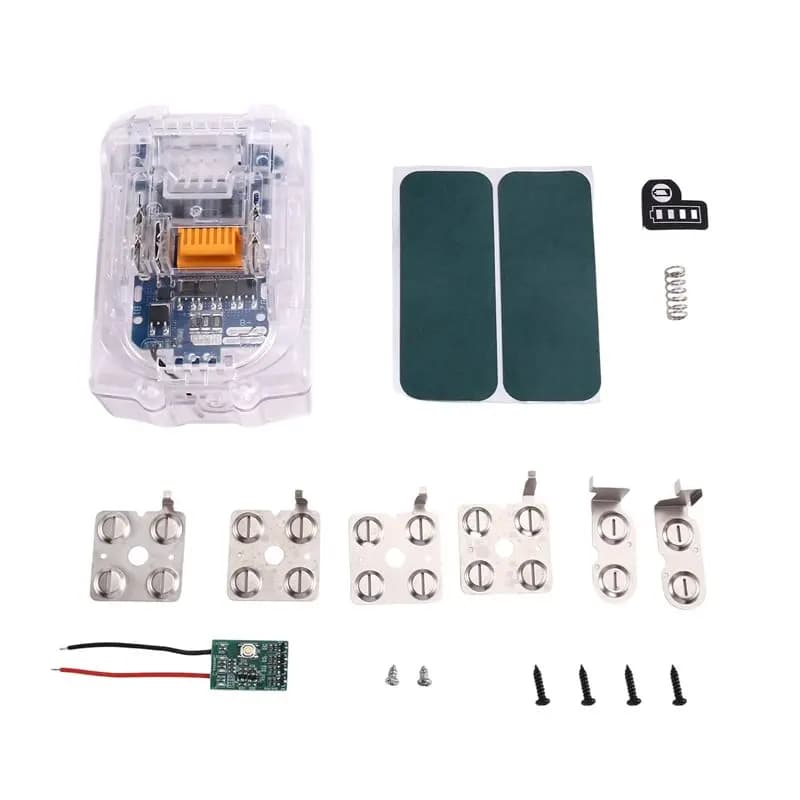 B27B Battery Protection Board 4MOS 3Alloy 10Core 18650 Battery Storage Box Case For BL1850 Power Tool
