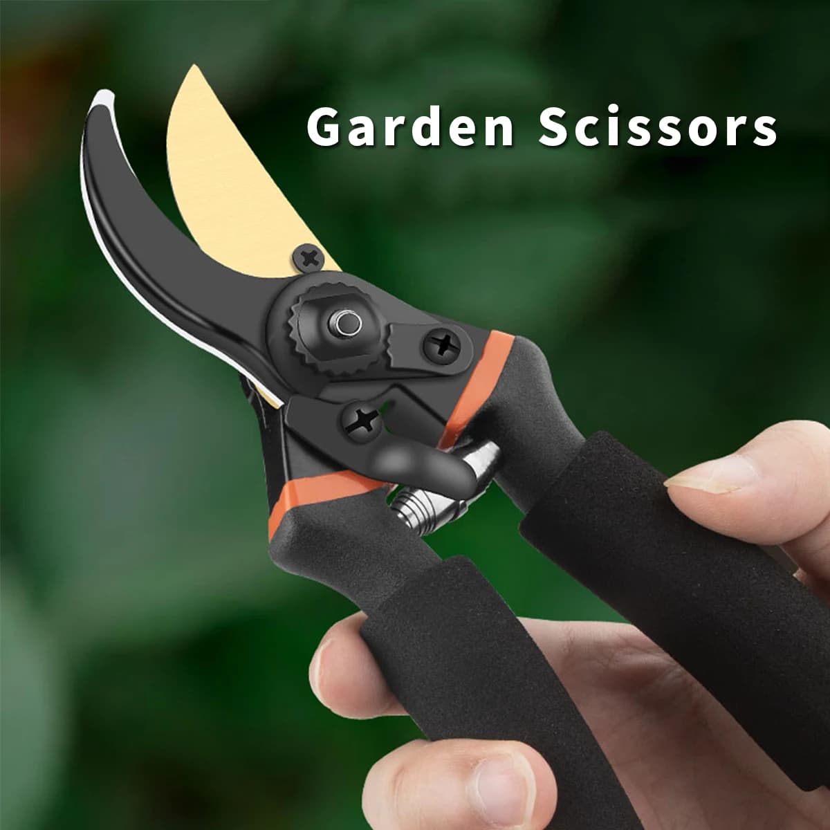 8.5 inch professional garden pruning shears pruning scissors with SK5 blade for bonsai fruit trees Flowers Garden pots