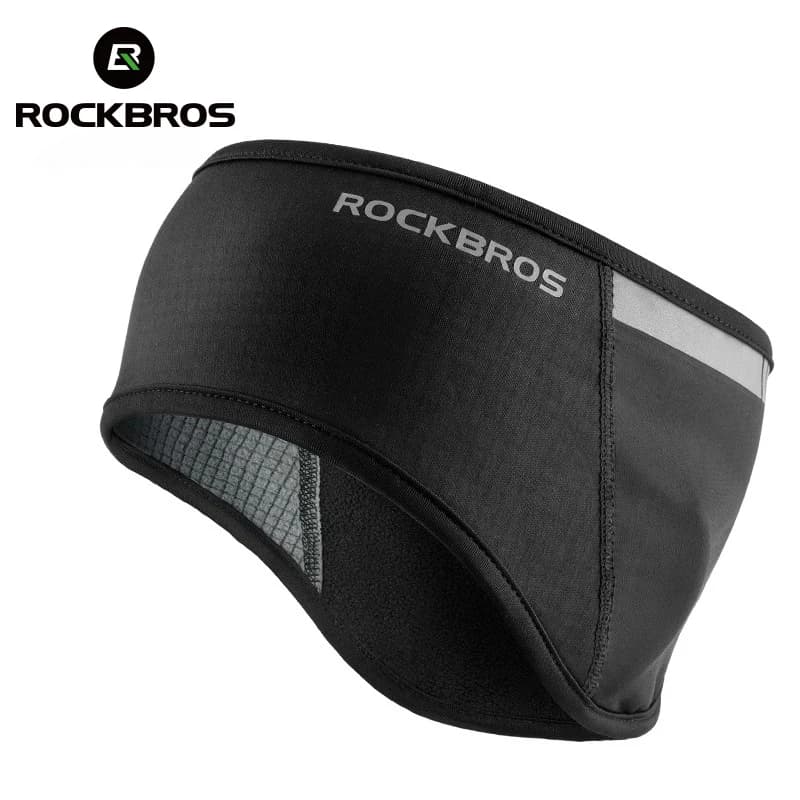 ROCKBROS Berretto da ciclismo invernale Uomo Donna in pile caldo antivento Cappello di protezione per le orecchie MTB Bici da strada Sci Snowboard Corsa Sport all'aria aperta