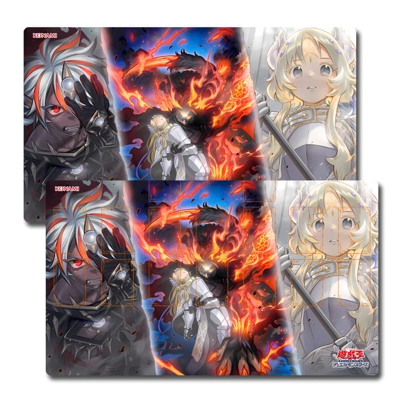 Yu-Gi-Oh! TCG Il Drago che diventa il Dogma Duel Disk Tappetino da gioco a campo singolo The Fallen Virtuous Gioco da tavolo in gomma Giocattolo