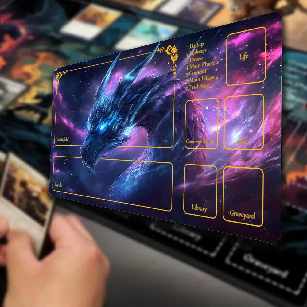 Nuovo tappetino per mouse Dragon, tappetino per mouse da ufficio con supporto per il polso, tappetino da scrivania per giochi MTG tcg, tappetino da scrivania antiscivolo, tappetini per mouse da gioco, tappetino da gioco