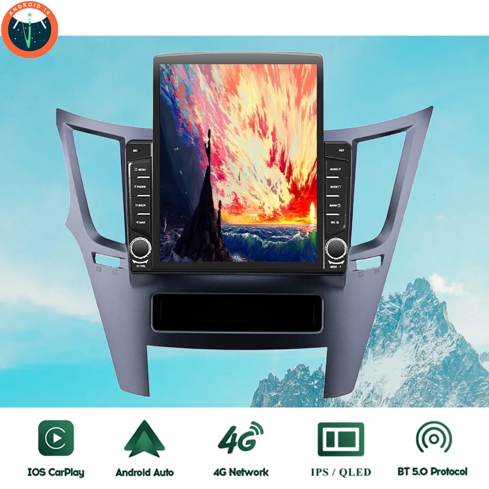8G Ram Android 14.0 Car DVD Multimediale HU Per Subaru Legacy Outback 2009 2010 2012 2014 Autoradio Stereo Video Navigazione GPS