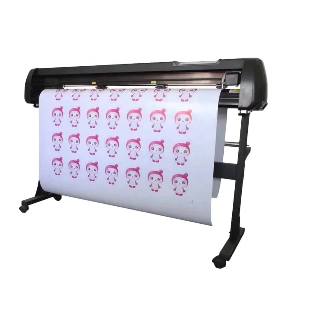 Taglierina per adesivi Cina 2 piedi 4 piedi 720 mm 1360 mm Macchina per plotter da taglio automatico per contorni