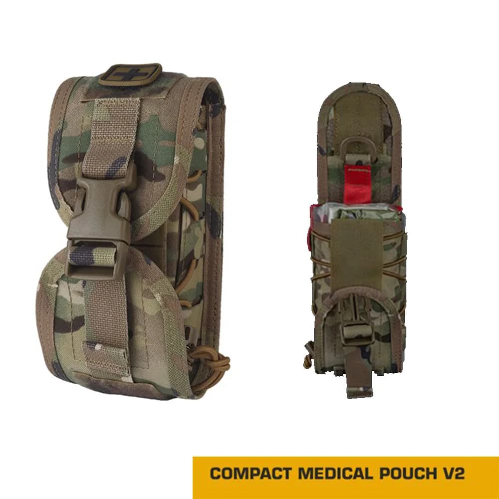 Custodia medica tattica compatta Borsa V2 Borsa Molle in vita stile SS Borsa per kit di pronto soccorso