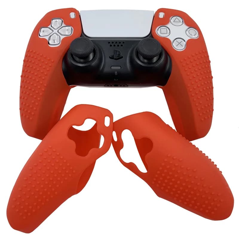 Custodia protettiva in silicone diviso per controller PS5 per accessorio di gioco Playstation 5 Custodia morbida Custodia antiscivolo per gamepad