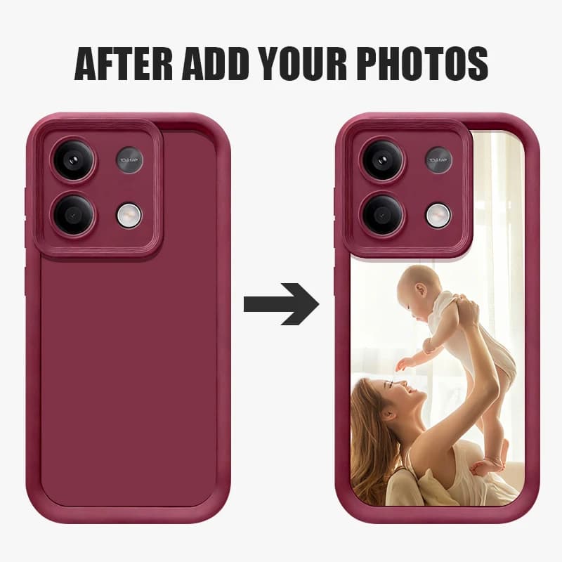 Per Xiaomi Redmi Nota 14 Pro 5G Custodia FAI DA TE Foto Immagine Personalizzata Copertura Del Telefono Per Redmi Nota 1312 11 Pro 5G Fonda