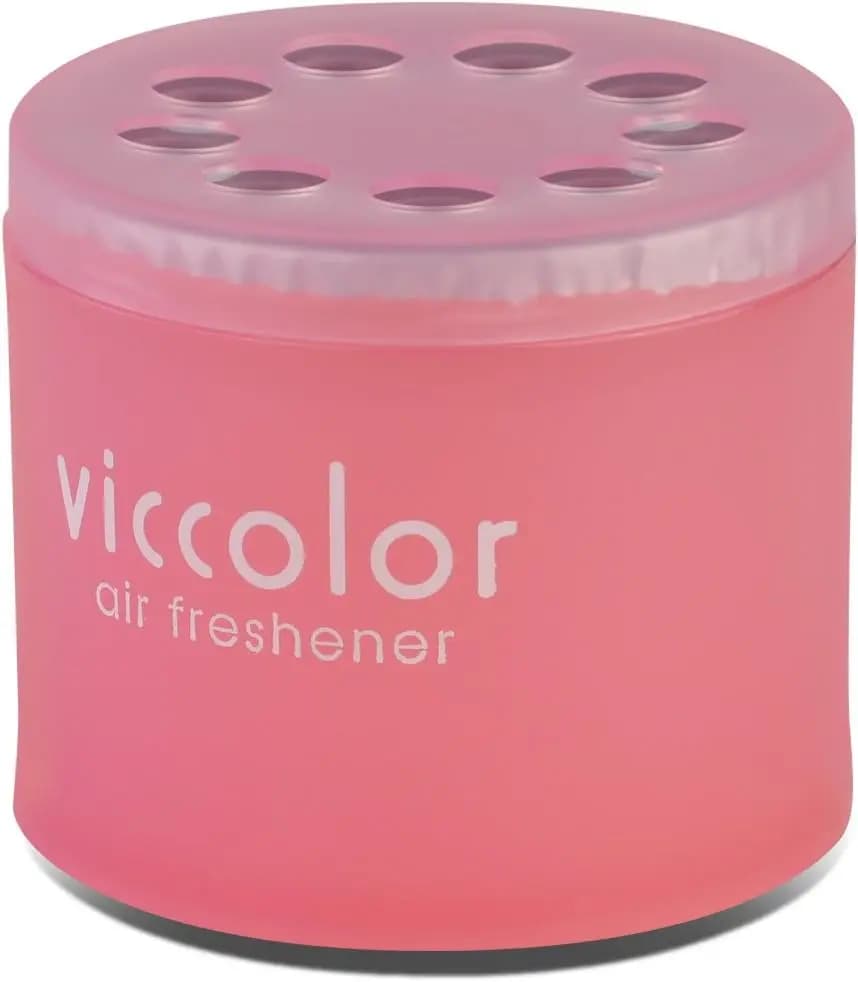 Deodorante per Auto in Gel Giapponese, Durata 60 Giorni, Profumo Peach & Kiss, Contenitore Sotto il Sedile