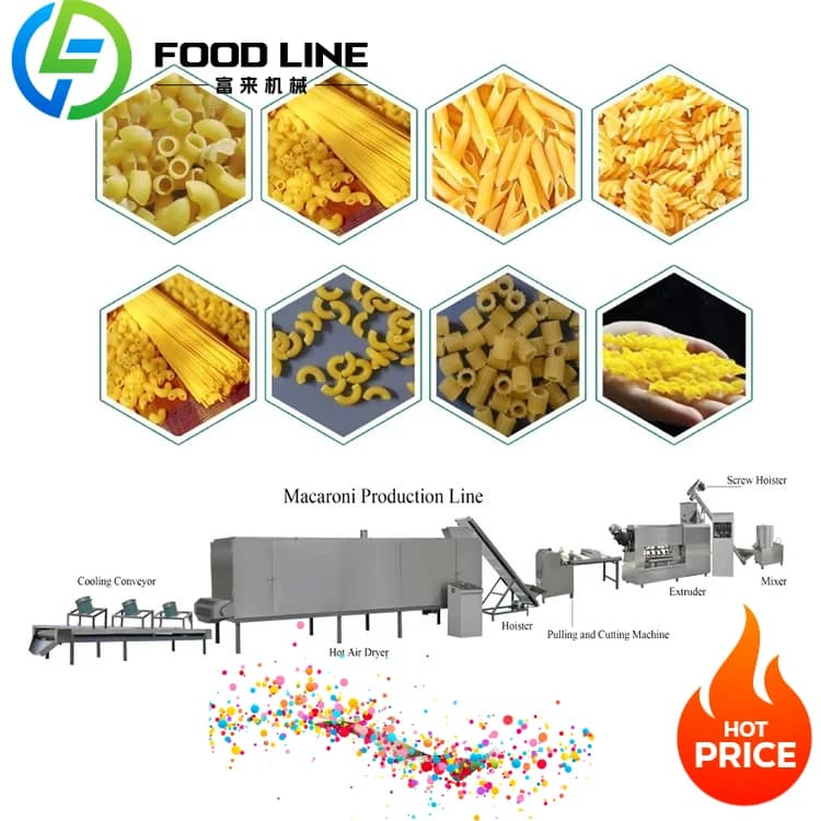 Macchina Automatica per Pasta FL, Linea di Produzione Pasta, Macchina per Fare Maccheroni
