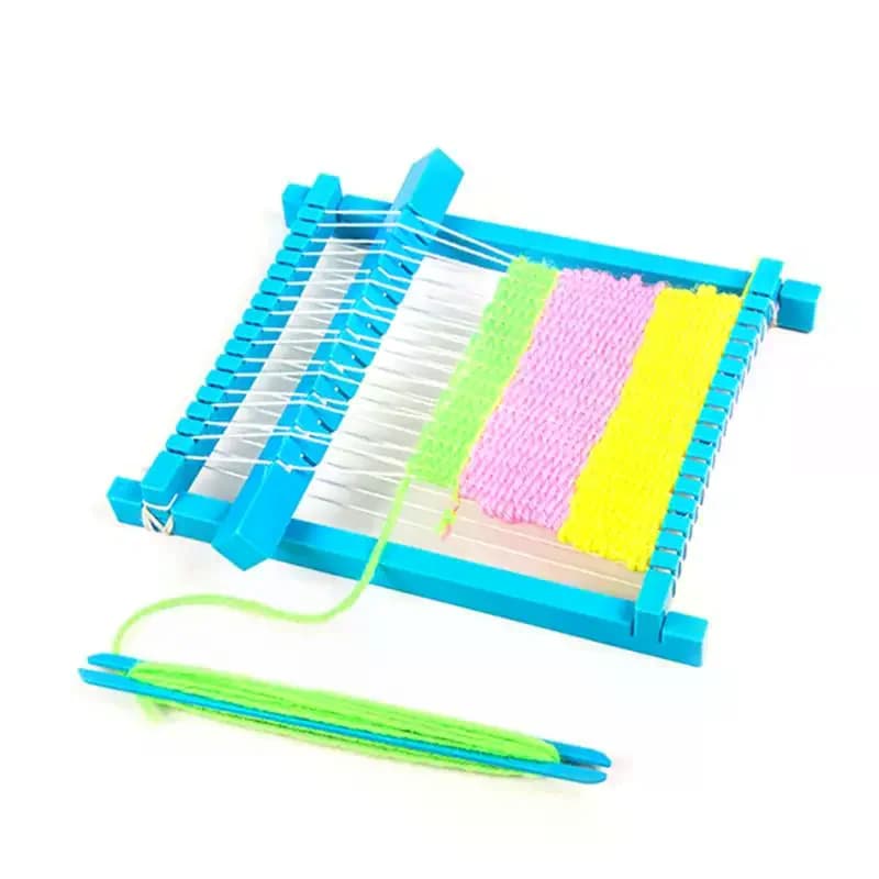 1 Set Kids Technology Handmade Weaving Tool STEM DIY Weaving Loom Kit For Primary Secondary School Students