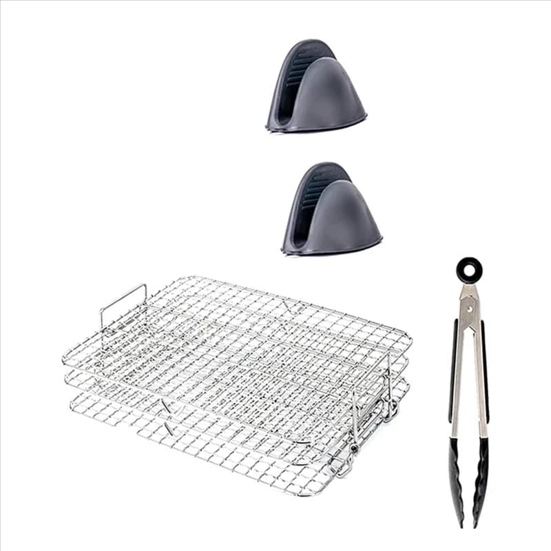A65T Air Frying Grid for Ninja Foodi Grill XL Air Frying Machine, Multilayer Dehydrator Grill Accessories for Toast Grill