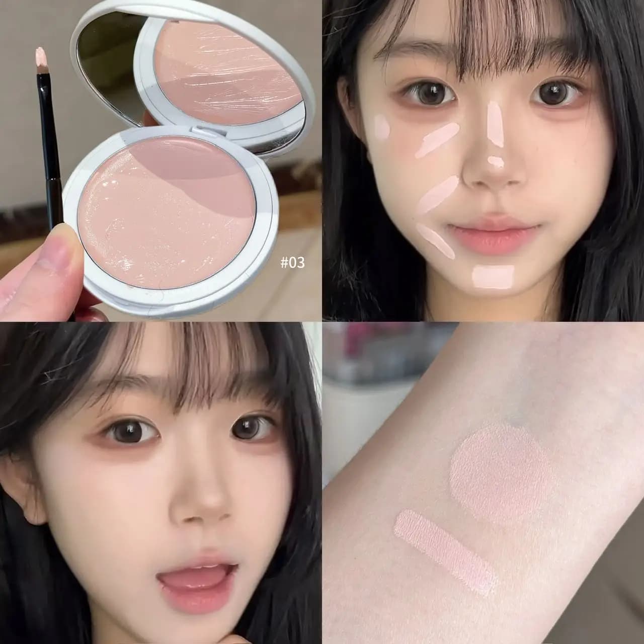 Faiccia Bang Bang Cicada Wing Highlighter Cream, un tocco di rimpolpante e schiarente, delicato sulla pelle naturale, crea una carnagione paffuta e radiosa, cosmetici da donna, regalo di San Valentino, regalo di Natale