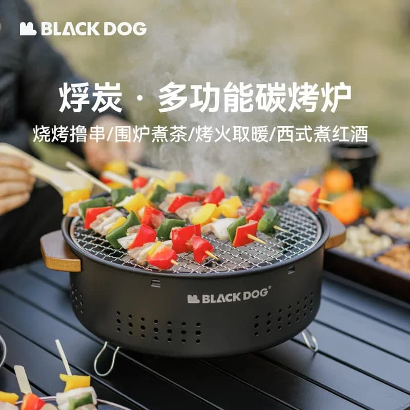 Naturehike BLACKDOG Barbecue Forno a carbone Home Camping Barbecue Fornello Griglia per barbecue all'aperto