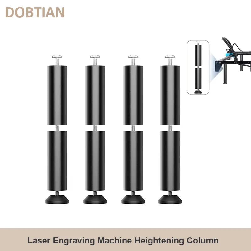 Laser Engraving Machine Metal Rise Set with 150 mm leg expansion The column lift kit can be used with Y axis rotating roller