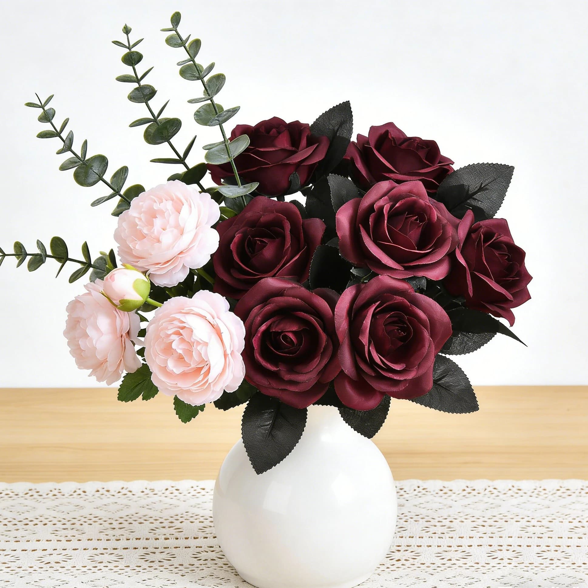 1/3 Pieces Artificial Flowers in Silk, Roses for Bouquet by Bride, Vase, Decorations for Home, Garden, Festival, Bridal Garland, Fin Plants, Gift Items DIY
