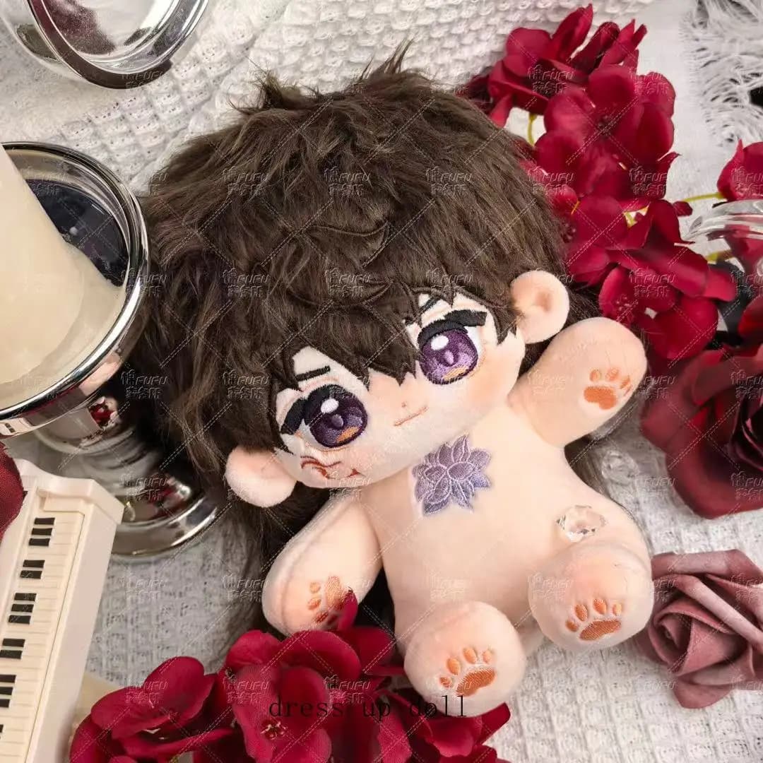 Cotton Body Toy Love and Deepspace Caleb Game Cute Plush Stuffed Doll Figure Dress Up 20CM Anime Clothes Plushie Xmas Gift