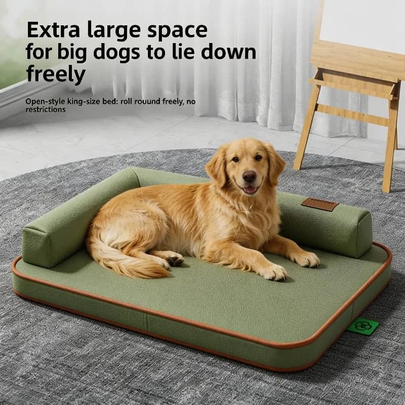 Tappetino per cani, adatto a tutte le stagioni, impermeabile, resistente agli strappi, rimovibile e lavabile, per cani di taglia media e grande, design con fondo antiscivolo