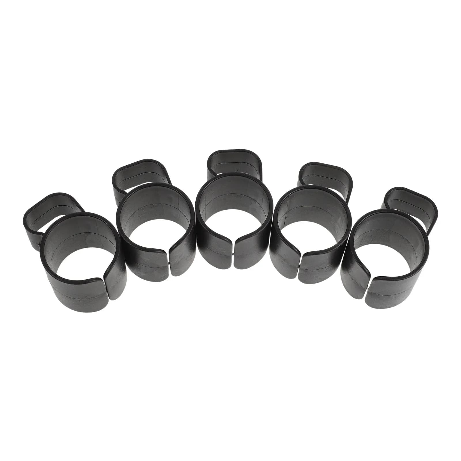 5pcs Plastic Mic Cable Clamps Black Audio Cable 35mm Microphone Stand Cord Holder Fastener Clips For Secure Wire Management