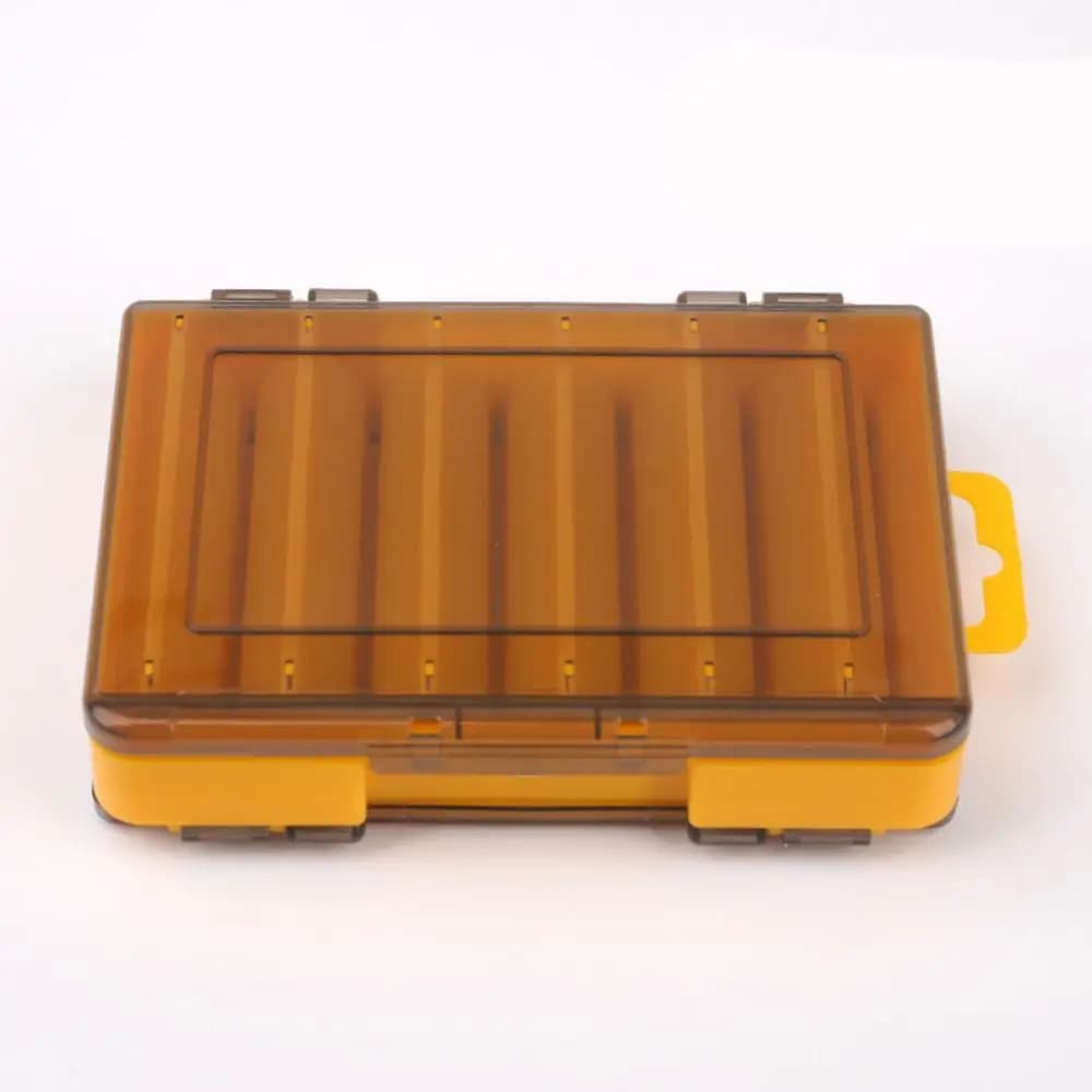 Scatola Portatile per Attrezzatura da Pesca a Doppio Lato con 12 Scomparti e Isolamento a Strati, Contenitore in Plastica per Esche e Accessori