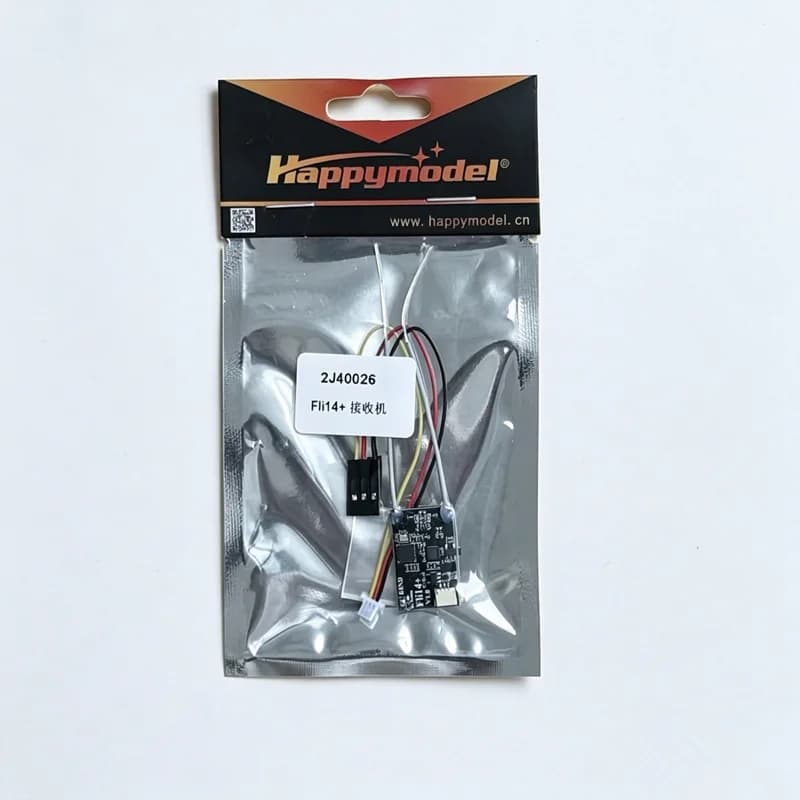 Ricevitore HappyModel Fli14+ 2.4G 14CH AFHDS-2A con uscita OSD RSSI IBUS e amplificatore PA per trasmettitore RC FlySky