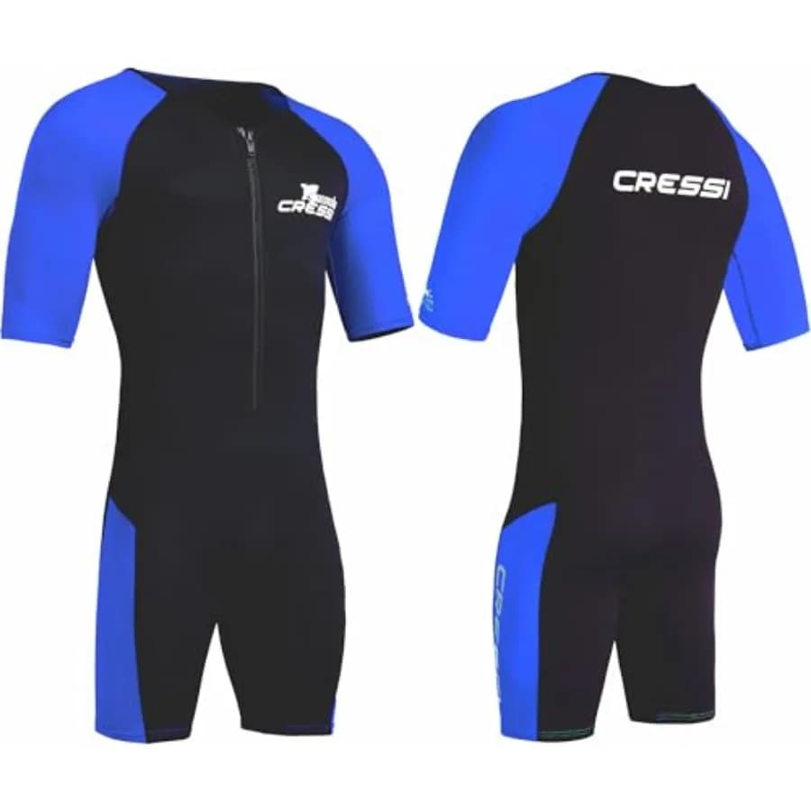 Muta corta in neoprene nera flessibile e termoisolante per snorkeling e immersioni subacquee