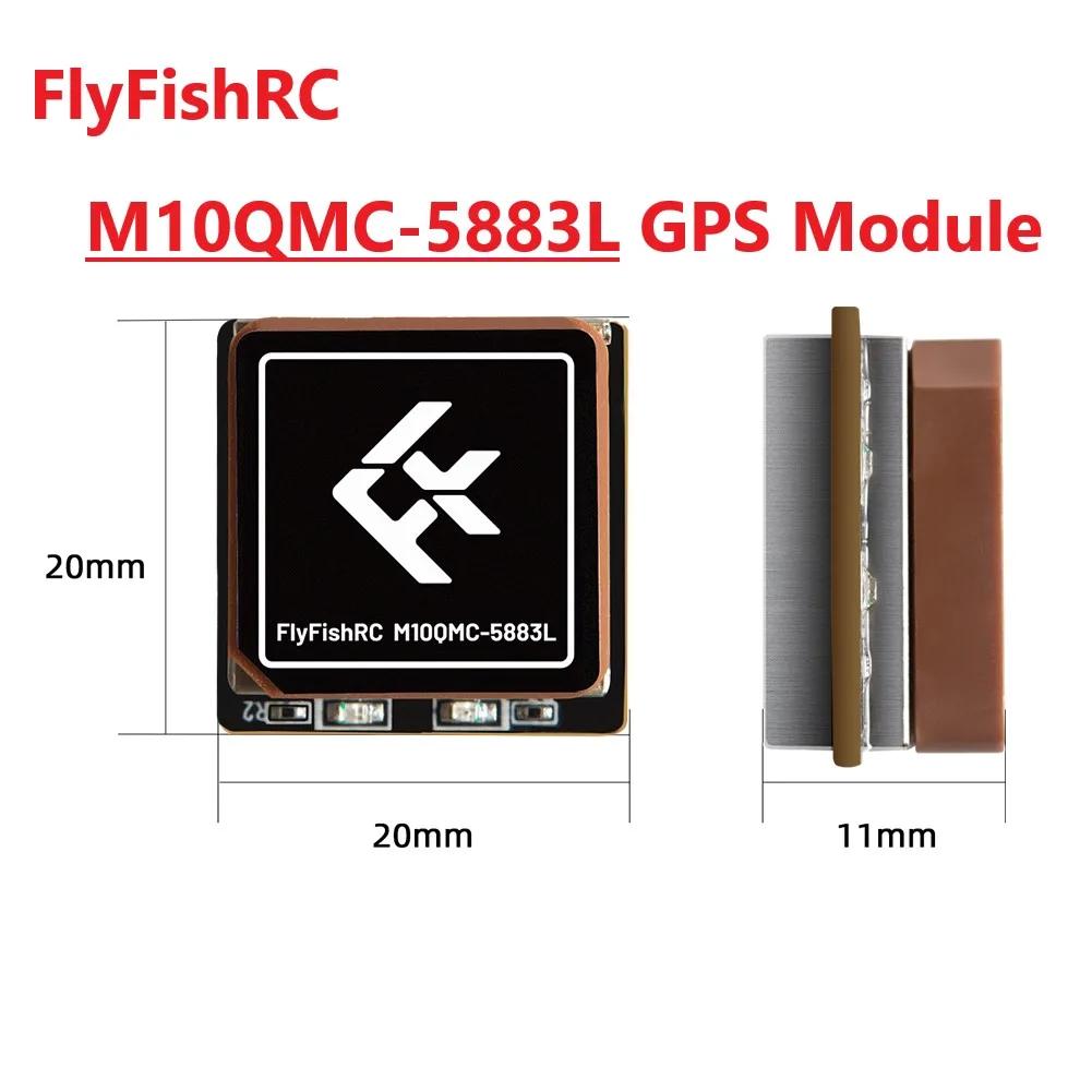 FlyFishRC M10QMC-5883L GPS with air compass module RC FPV Freestyle long-range drone model