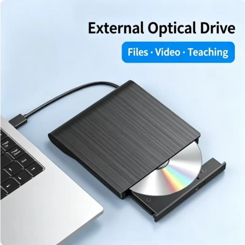 Wireless USB3.0/Type C External Optical Drive CD Optical Drive Case Laptop Computer desktop Computer Mobile External DVD Drive