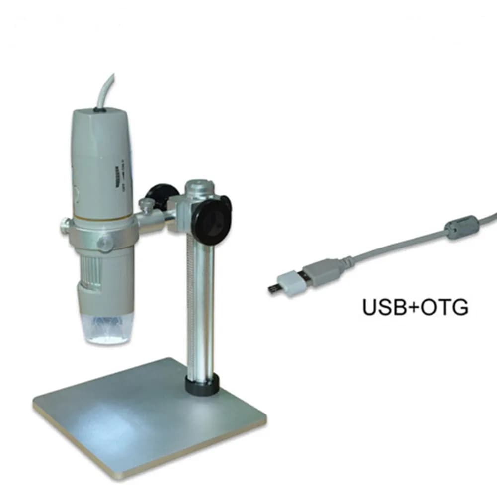 Microscopio digitale USB 1-500X da 5 MP Funzione USB+OTG per Windows e Andriod