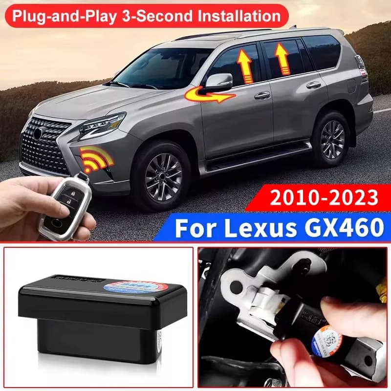 Per Lexus GX460 GX400 dispositivo di chiusura automatica del finestrino dell'auto specchietto retrovisore pieghevole GX 460 400 accessori del modulo OBD 22022 2021 2020 2019 2018 2017 2016 2015 2014 2013 2012 2011 2010