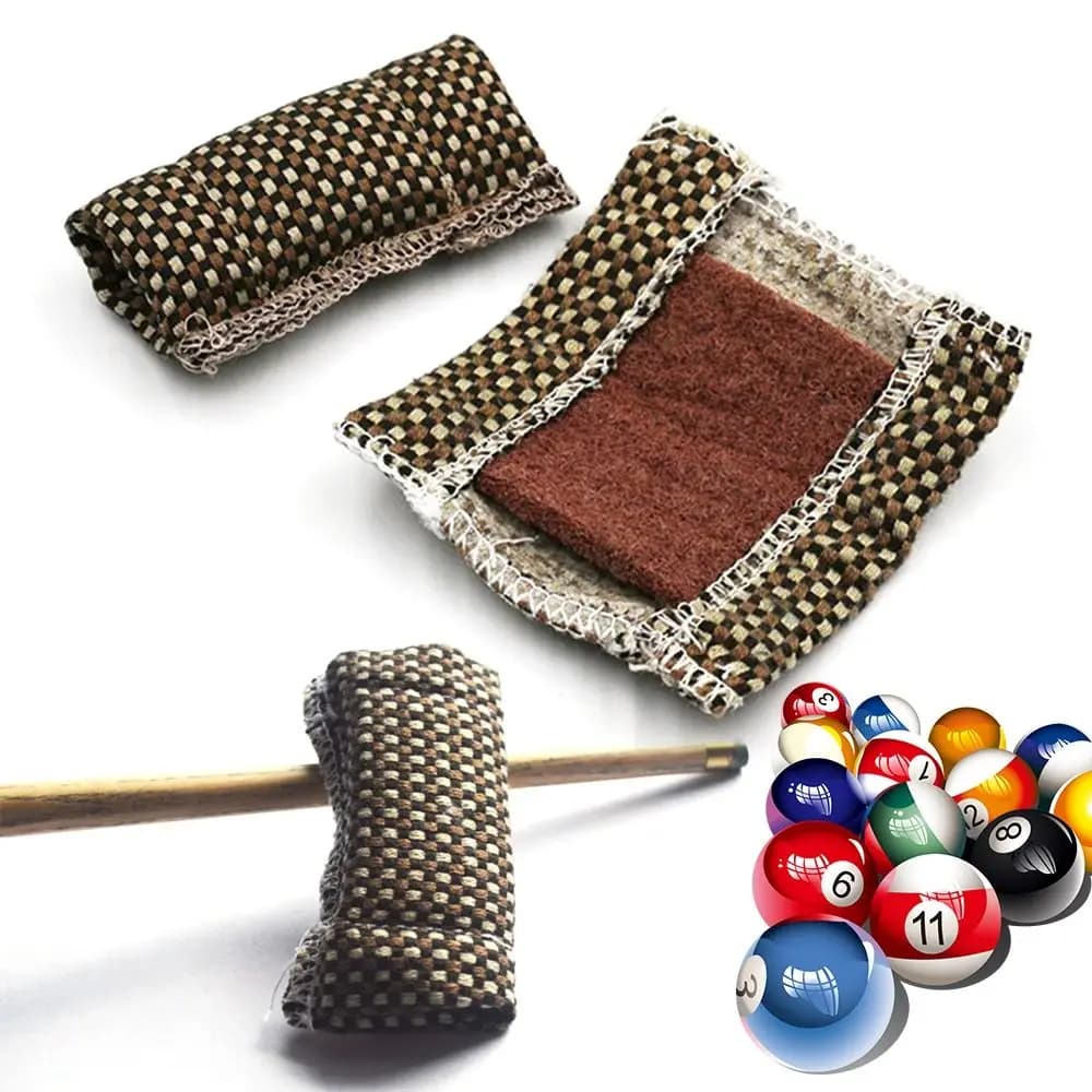 Burnishe manutenzione stecca da biliardo panno per pulire strumenti per lucidare accessori da biliardo asciugamano per la pulizia stecca da biliardo
